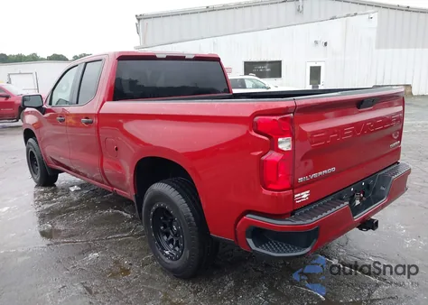 2020 Chevrolet Silverado 1500 2Wd Double Cab Standard Bed Custom из США, поврежденный, VIN 1GCRWBEH7LZ317273